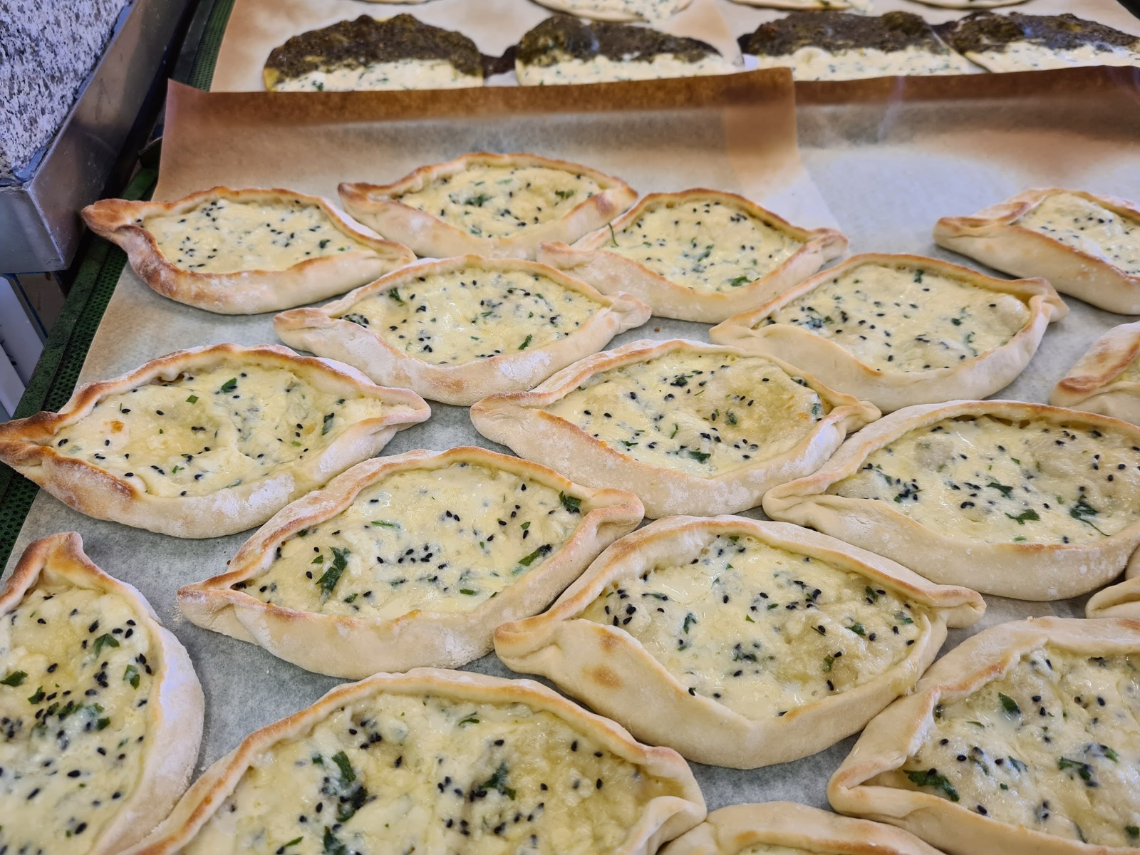 Cheese fatayers ready for the oven