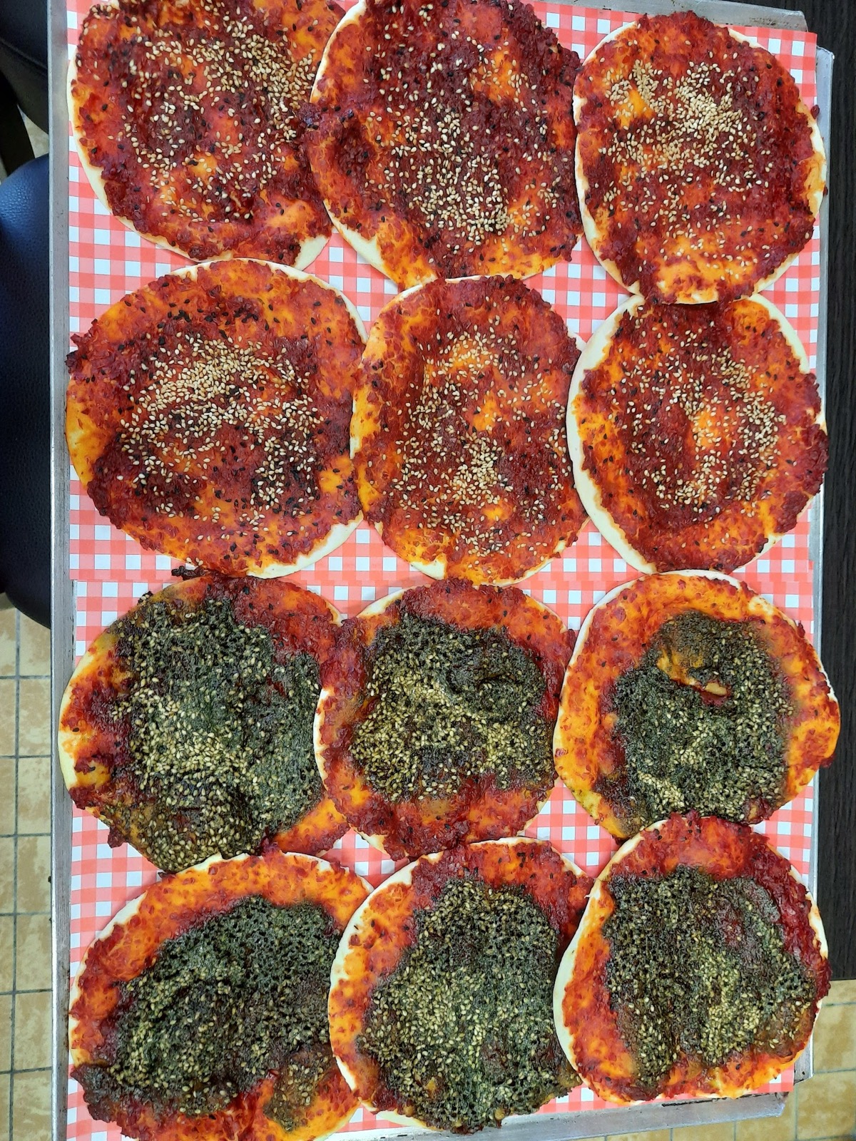 Muhammara Fatayer with Cheese